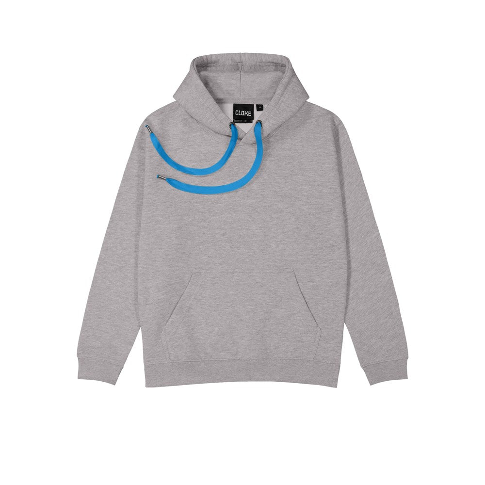 CLOKE - ColourMe Hoodie - Kids - Grey Marle - DCHK - Grey Marle/Aqua
