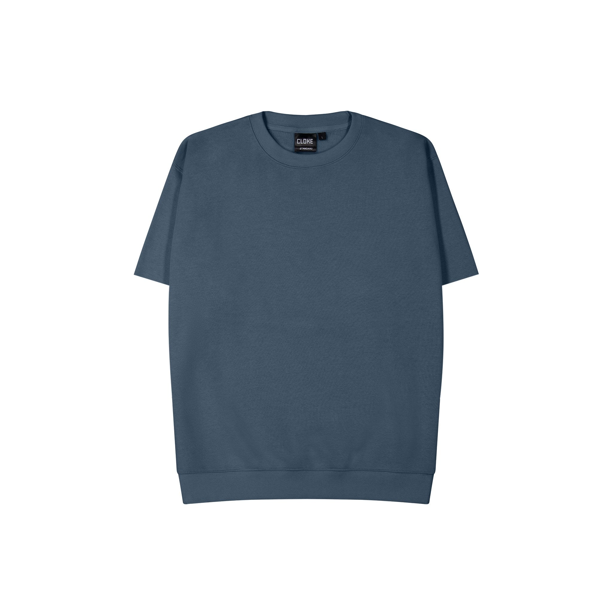 CLOKE - Short-Sleeved Standard Crew Neck - SS-CSI - Bluestone