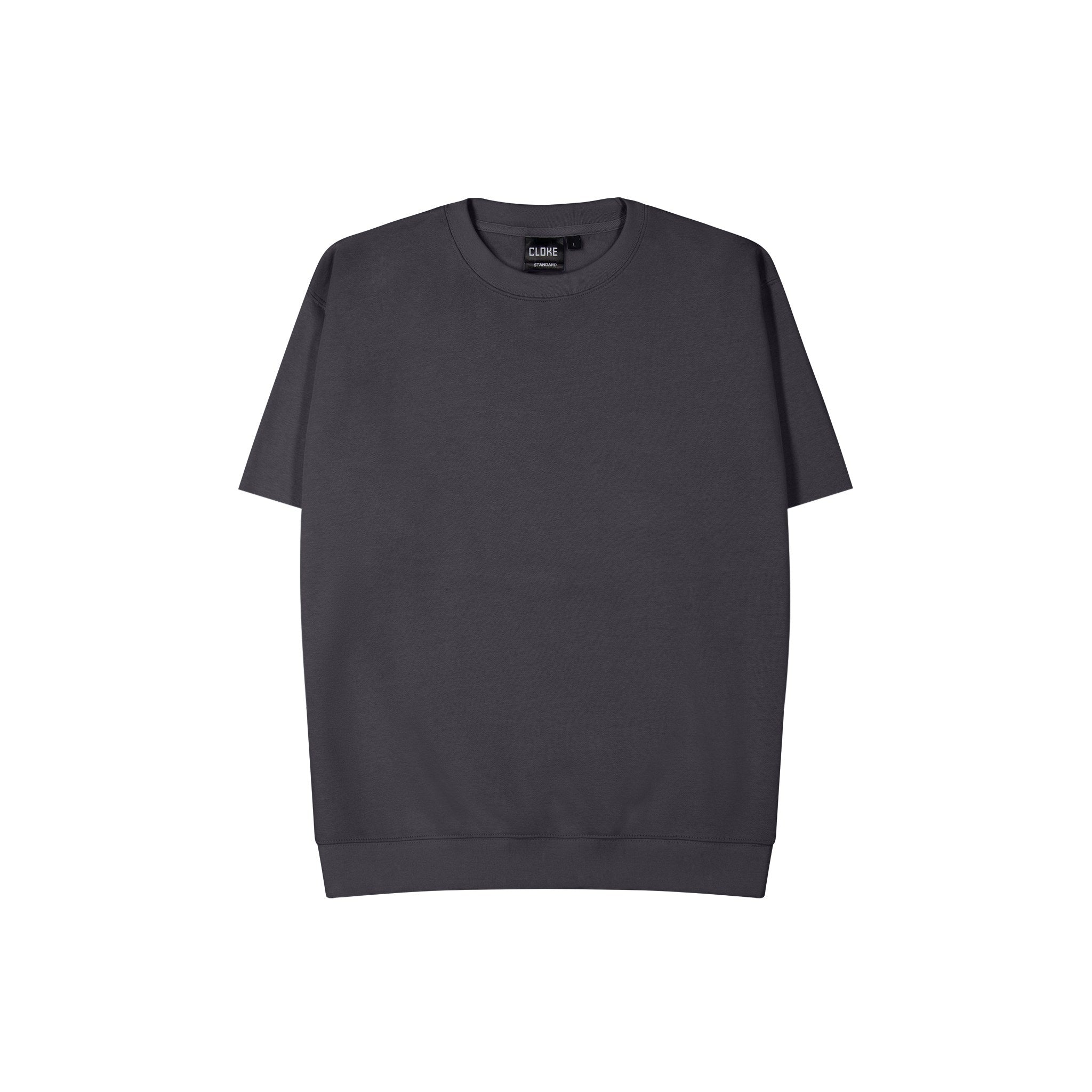 CLOKE - Short-Sleeved Standard Crew Neck - SS-CSI - Charcoal