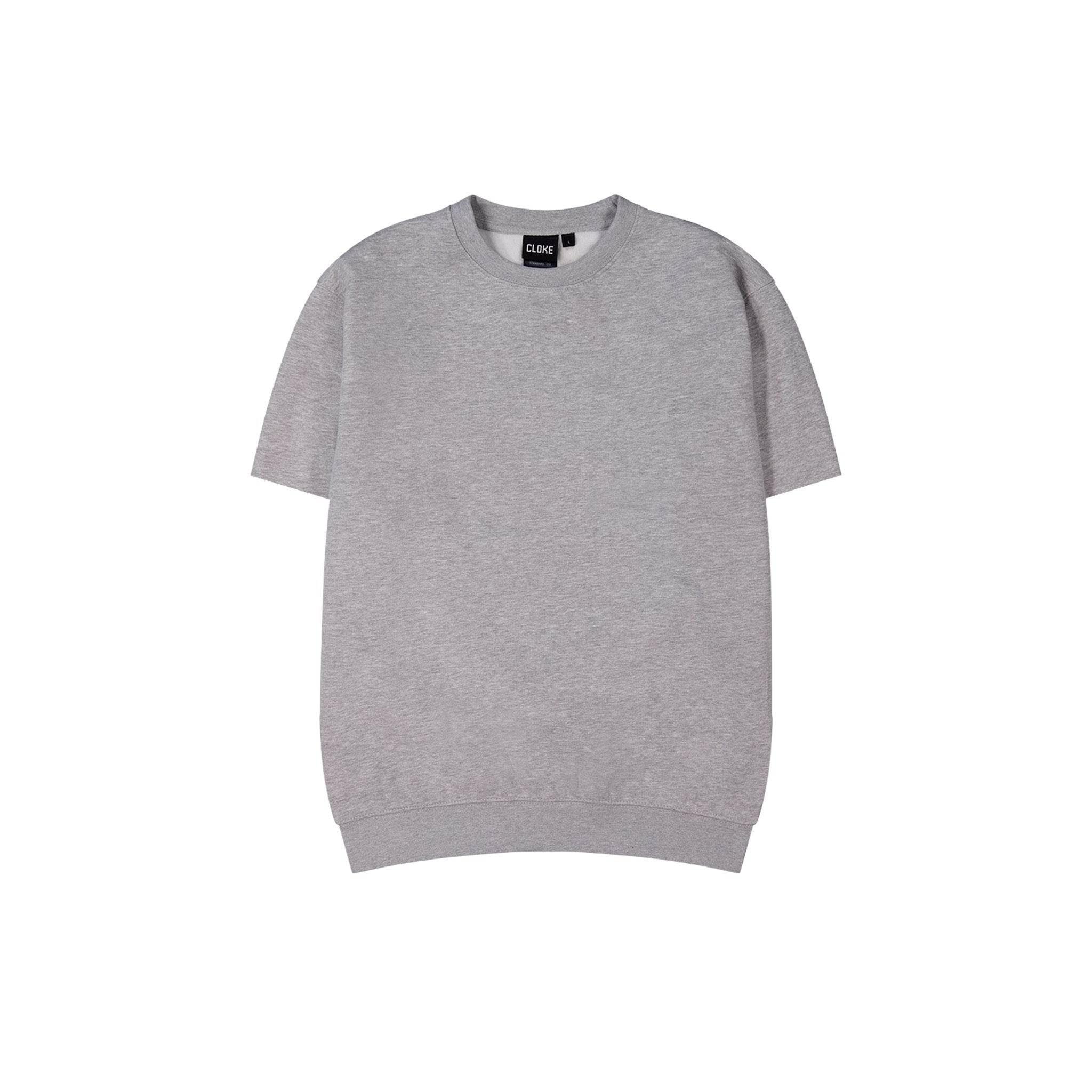 CLOKE - Short-Sleeved Standard Crew Neck - SS-CSI - Grey Marle