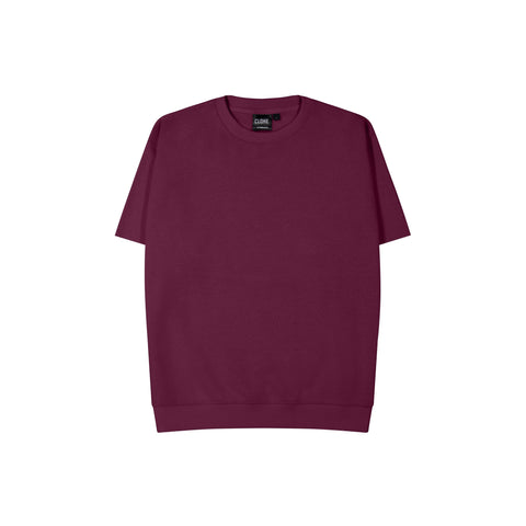 CLOKE - Short-Sleeved Standard Crew Neck - SS-CSI - Maroon