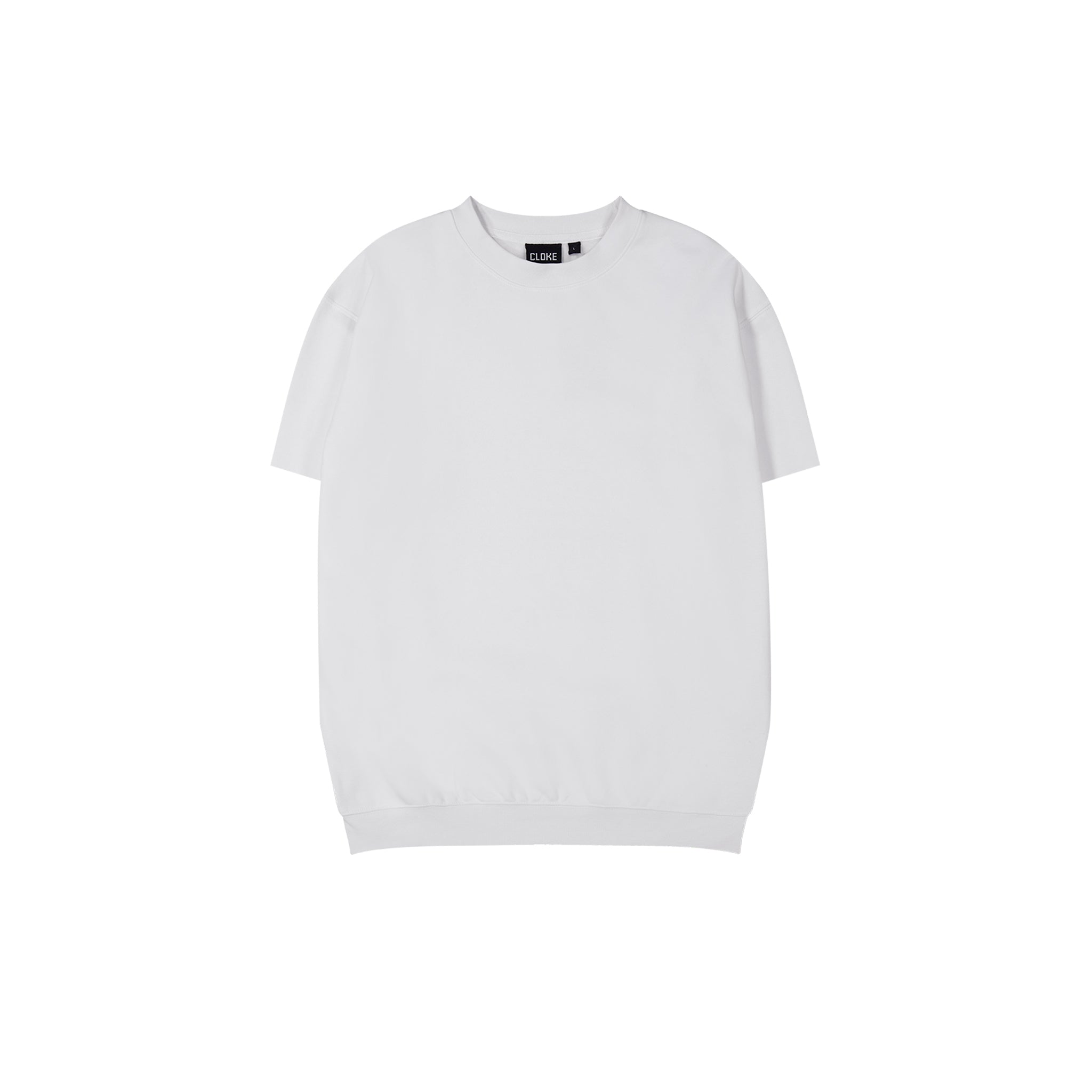 CLOKE - Short-Sleeved Standard Crew Neck - SS-CSI - White