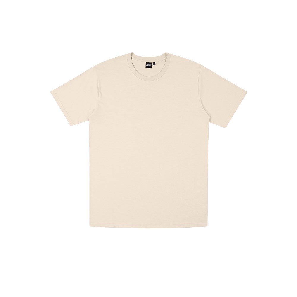 CLOKE - Outline Tee - Mens - T101 - Ivory