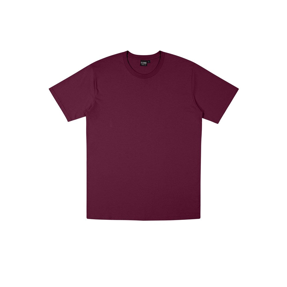 CLOKE - Outline Tee - Mens - T101 - Maroon