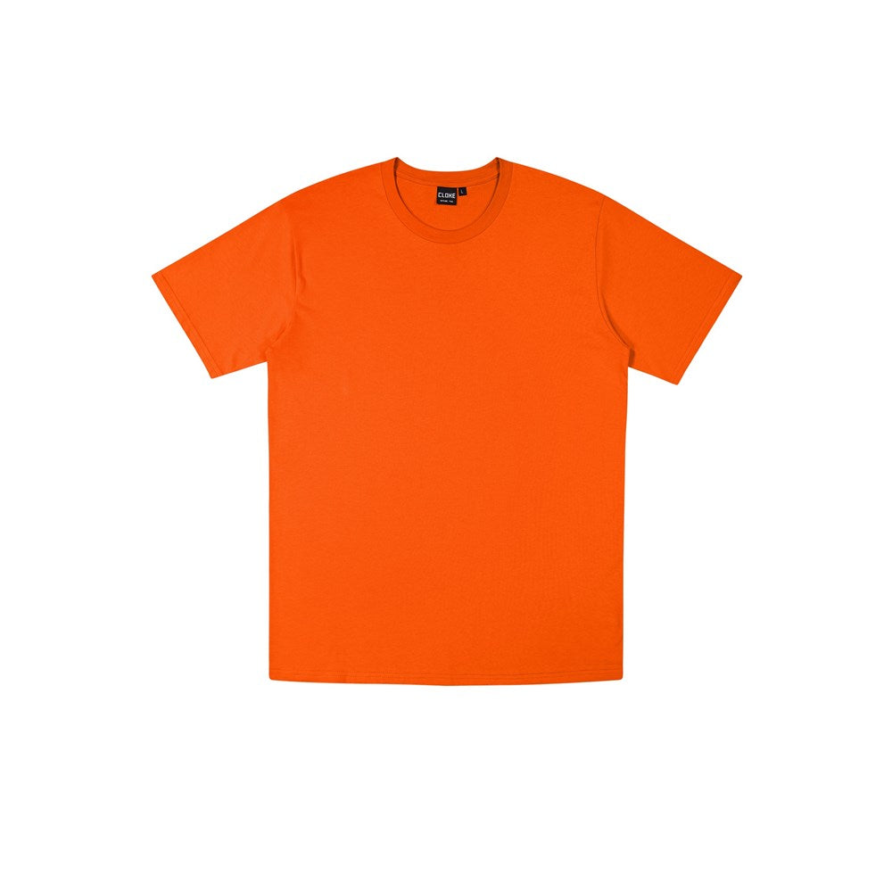 CLOKE - Outline Tee - Mens - T101 - Orange