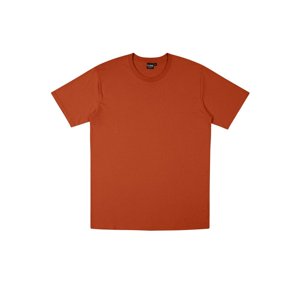 CLOKE - Outline Tee - Mens - T101 - Rust