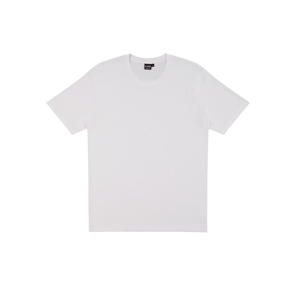 CLOKE - Outline Tee - Mens - T101 - White