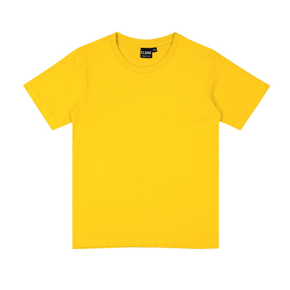 CLOKE - Outline Tee - Kids - T102 - Yellow