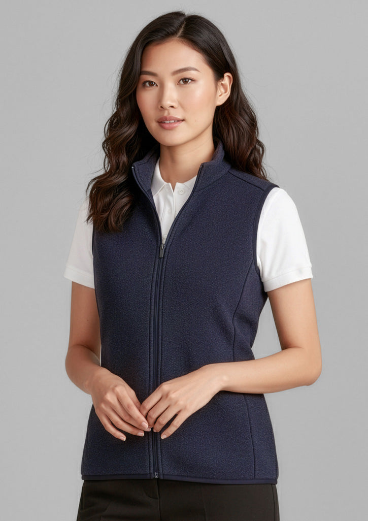 Nova Womens Zip Front Vest-CO343LV-biz-collection-1