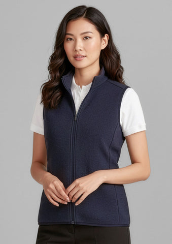 Nova Womens Zip Front Vest-CO343LV-biz-collection-1