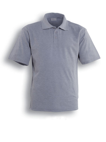 Unisex Adults Cotton Jersey Polo in Snow
