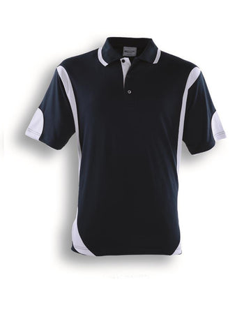 Unisex Adults Breezeway Contrast Polo in Navy/White