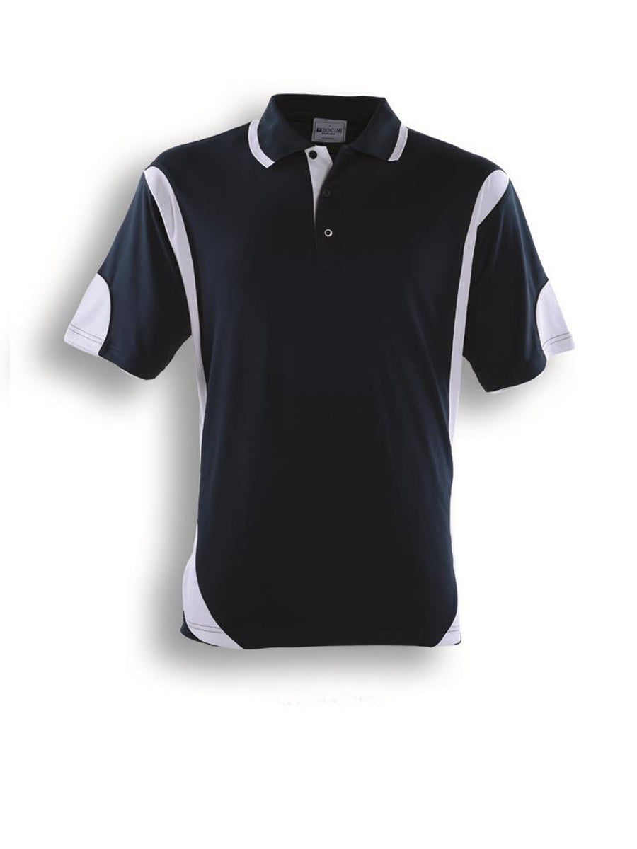 Kids Breezeway Contrast Polo in Navy/White