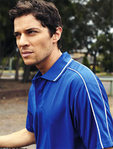 Mens Breezeway Striped Polo, Bocini