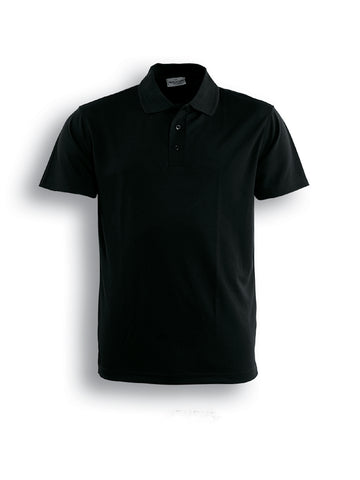 Unisex Adults Basic Polo in Black