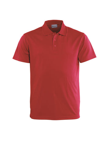 Unisex Adults Basic Polo in Red