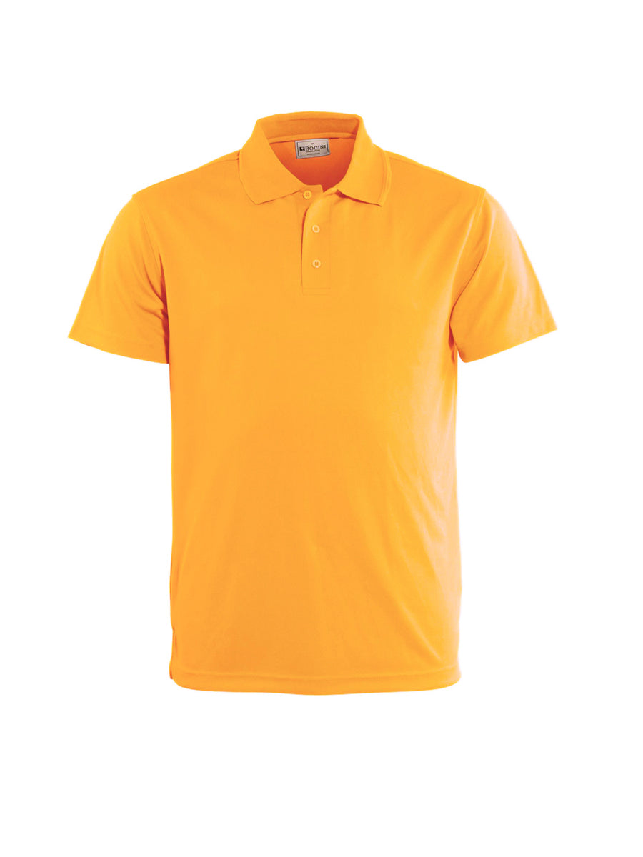 Kids Basic Polo in Gold