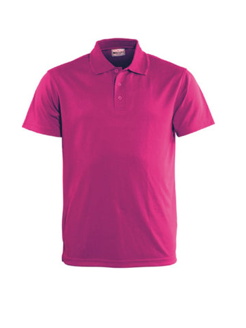 Kids Basic Polo in Magenta
