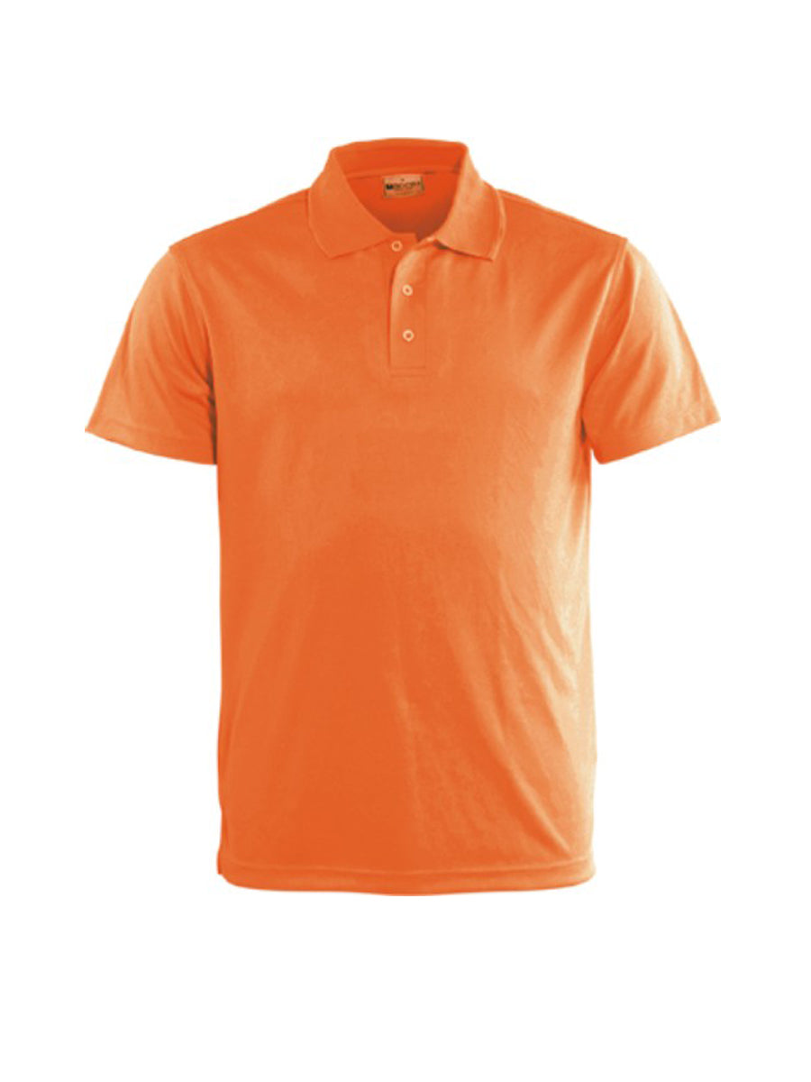 Kids Basic Polo in Orange