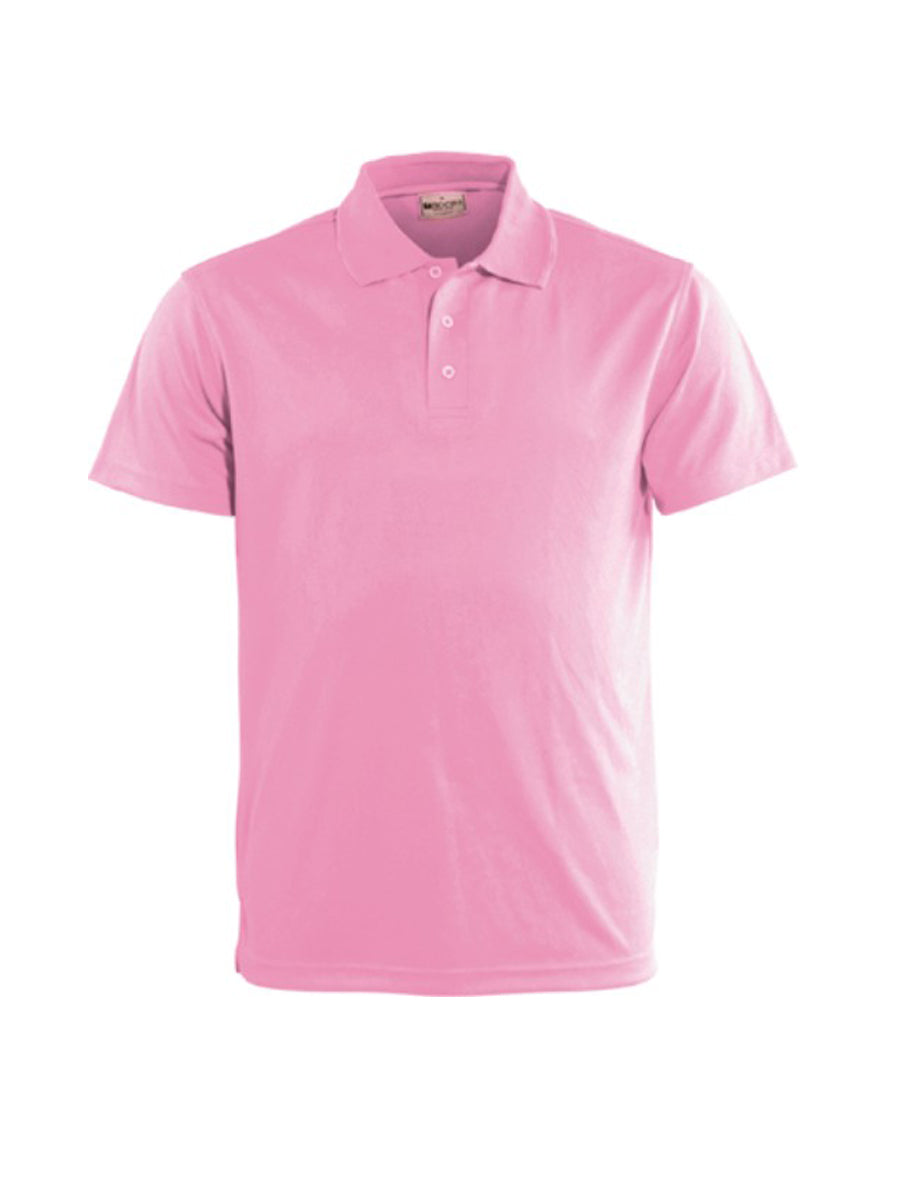 Kids Basic Polo in Pink