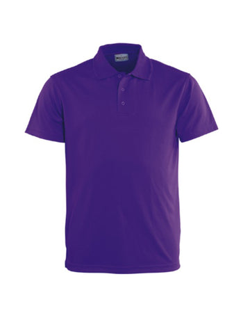 Kids Basic Polo in Purple