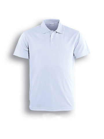 Kids Basic Polo in White