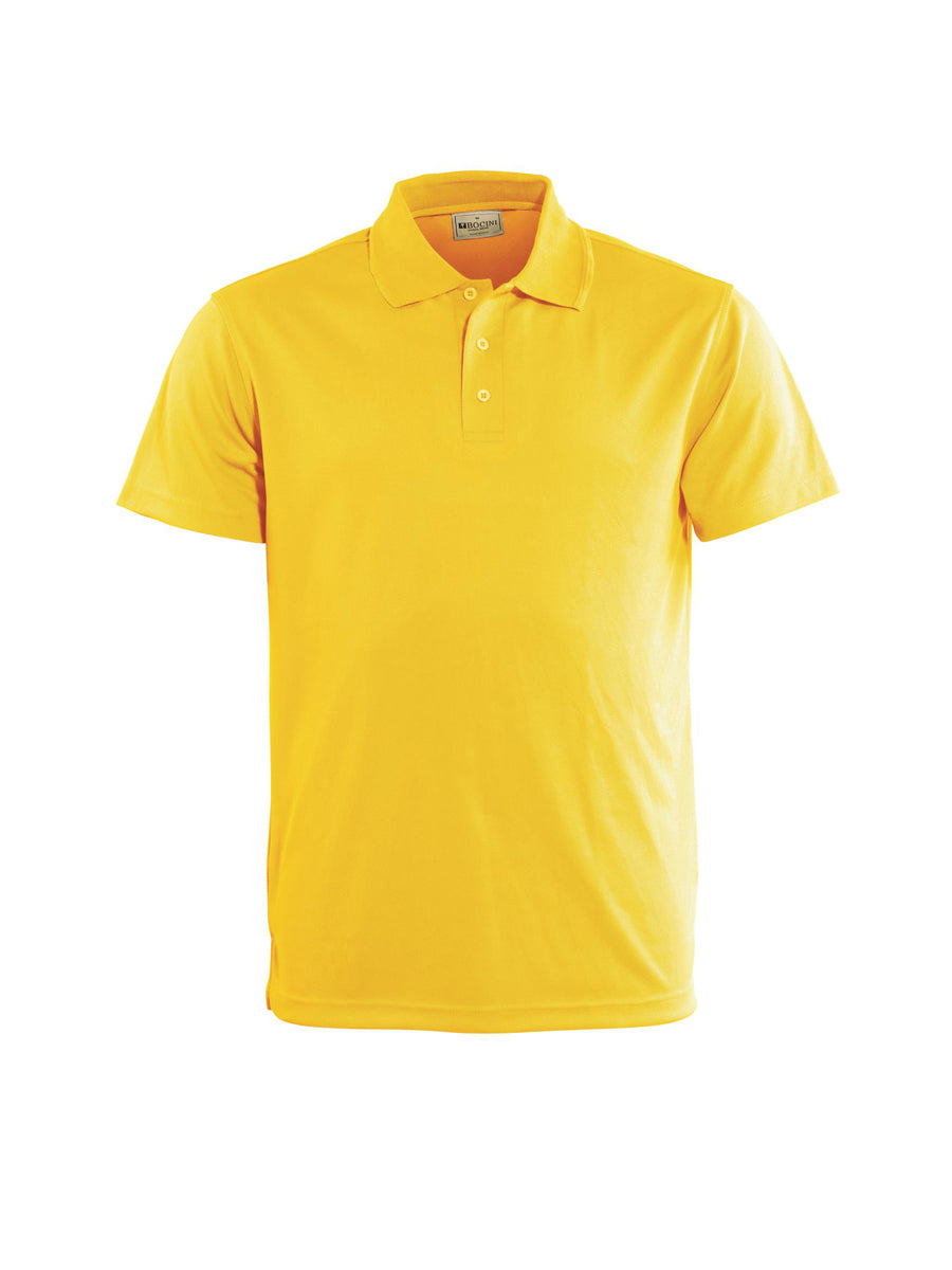 Kids Basic Polo in Yellow