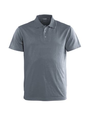 Kids Basic Polo in Grey