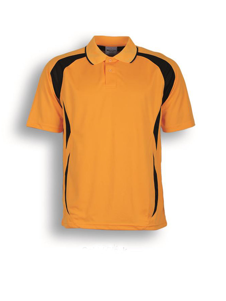 Kids Breezeway Sports Polo in Gold/Black