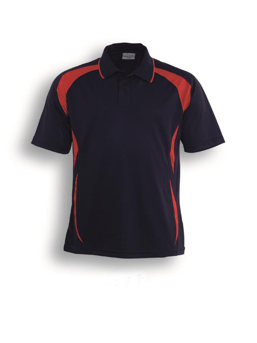 Kids Breezeway Sports Polo in Navy/Red