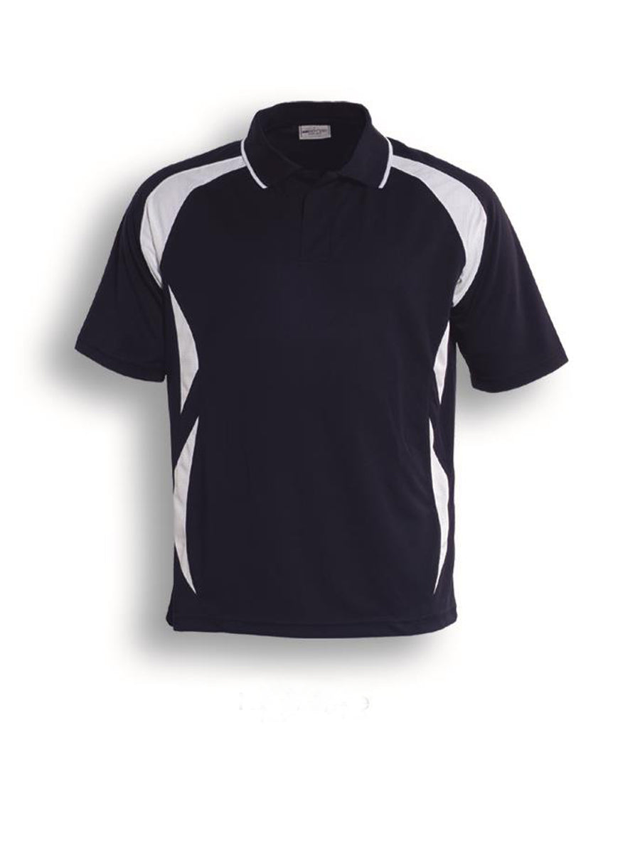 Kids Breezeway Sports Polo in Navy/White