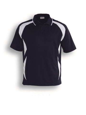 Kids Breezeway Sports Polo in Navy/White
