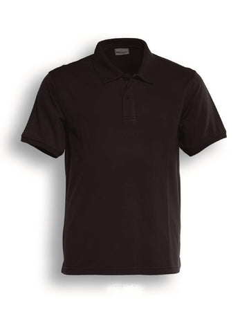Mens Classic Polo in Black