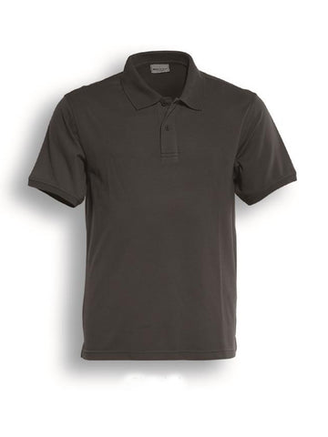 Mens Classic Polo in Charcoal