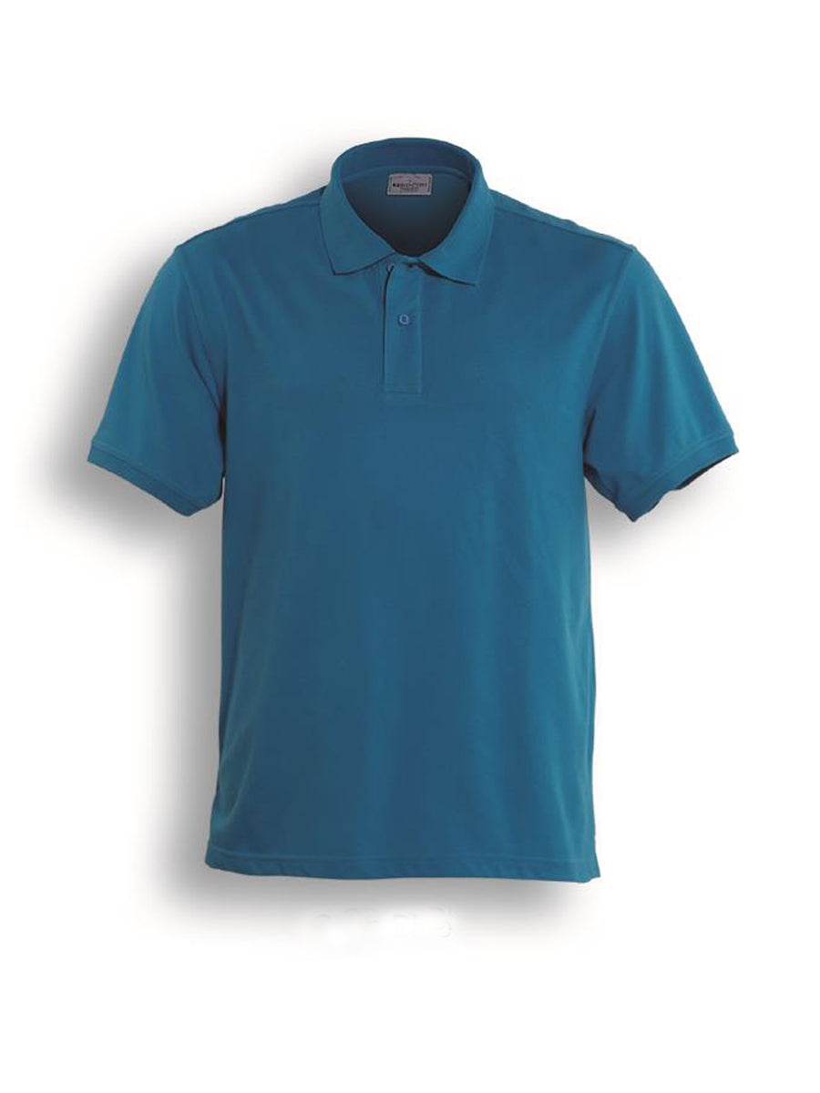 Mens Classic Polo in Cyan