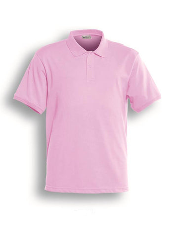 Mens Classic Polo in Pink