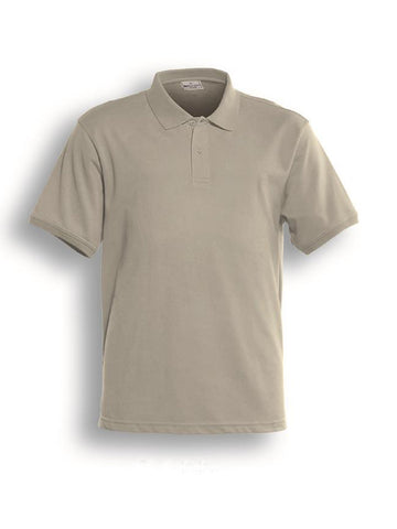 Mens Classic Polo in Sand