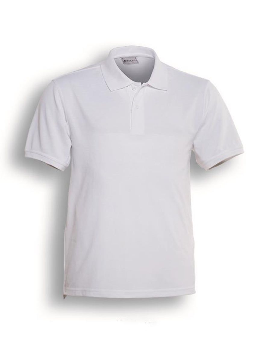 Mens Classic Polo in White