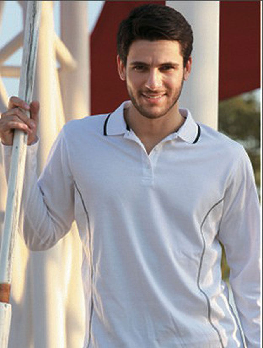 Stitch Feature Essentials-Unisex Adults L/S Polo, Bocini