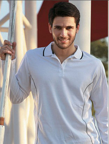 Stitch Feature Essentials-Unisex Adults L/S Polo, Bocini