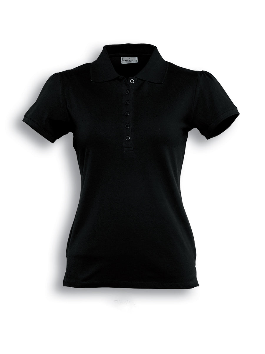 Ladies Fashion Polo in Black