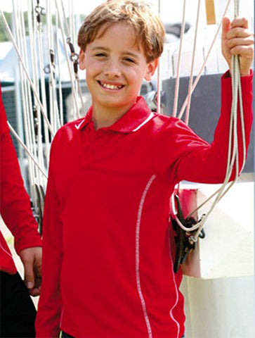 Stitch Feature Essentials-Kids L/S Polo, Bocini
