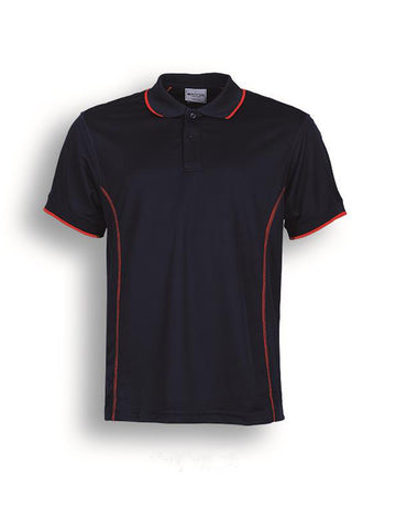 Stitch Feature Essentials-Kids Short Sleeve Polo in Navy/Red