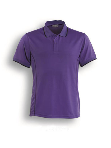 Stitch Feature Essentials-Kids Short Sleeve Polo in Purple/Navy