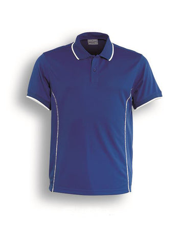 Stitch Feature Essentials-Kids Short Sleeve Polo in Royal/White