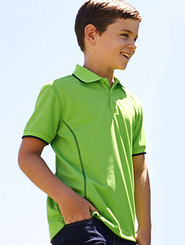 Stitch Feature Essentials-Kids Short Sleeve Polo, Bocini