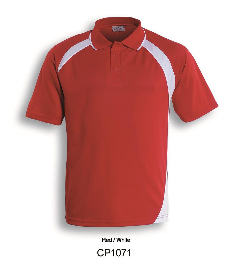 Unisex Adults Dynamic Polo in Red/White