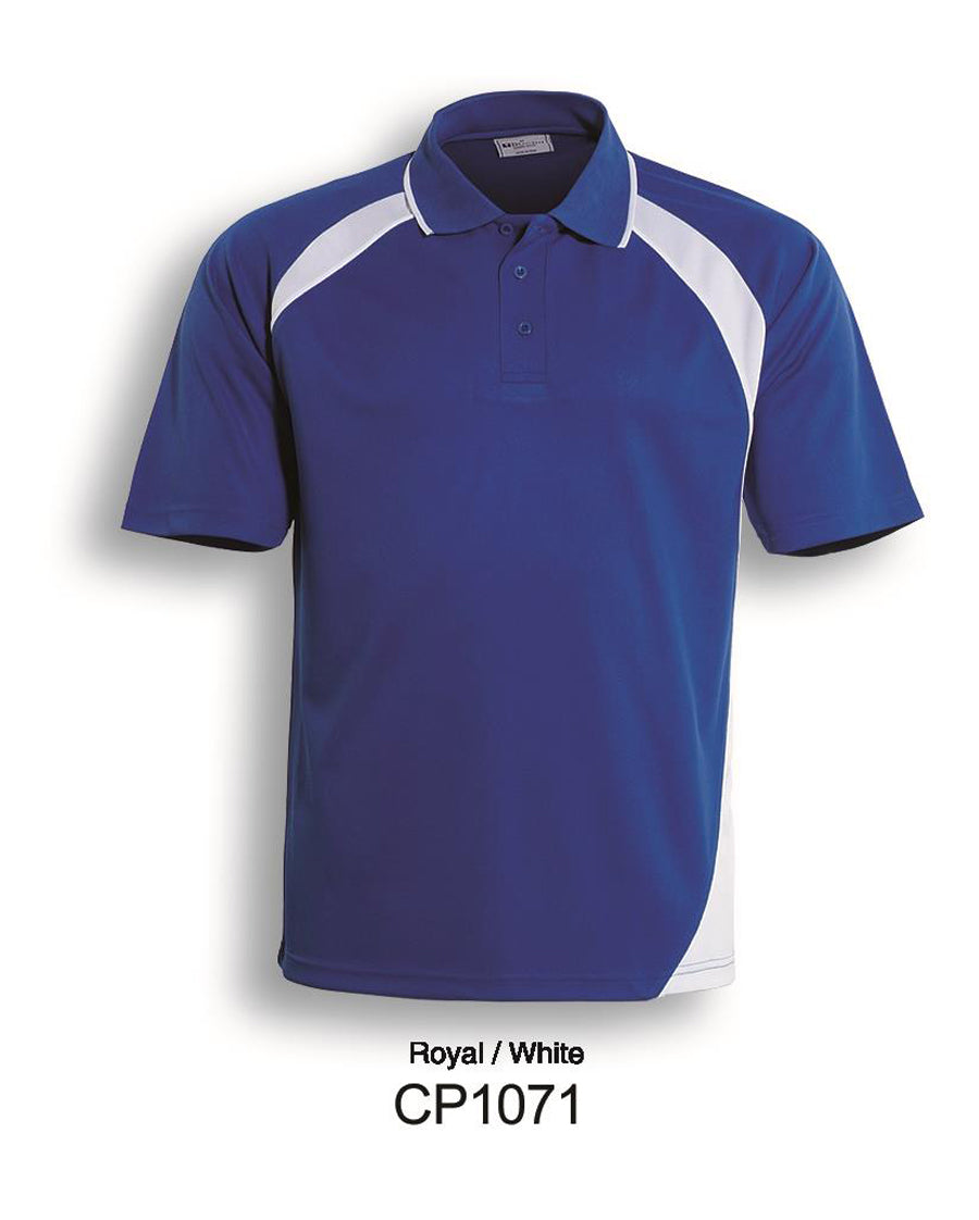 Unisex Adults Dynamic Polo in Royal/White