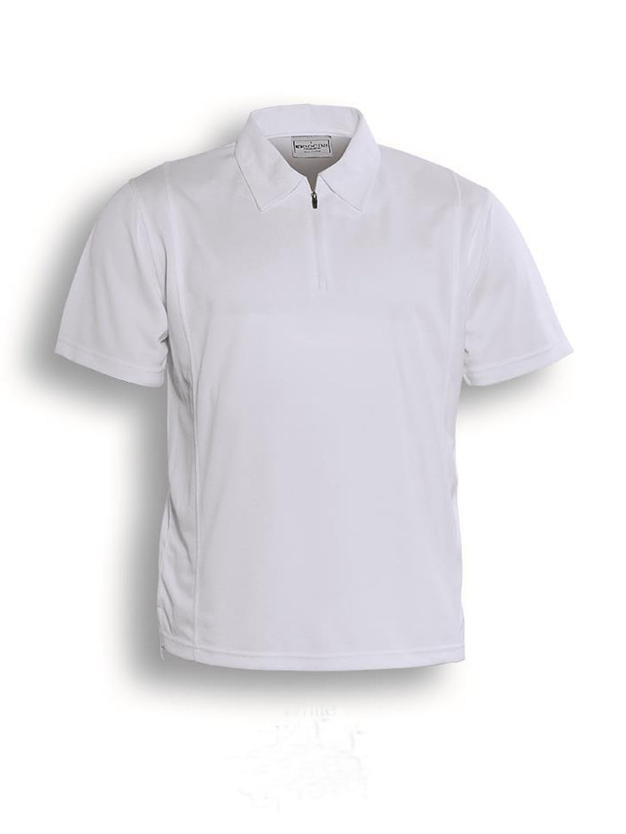 Unisex Adults Golf Polo in White
