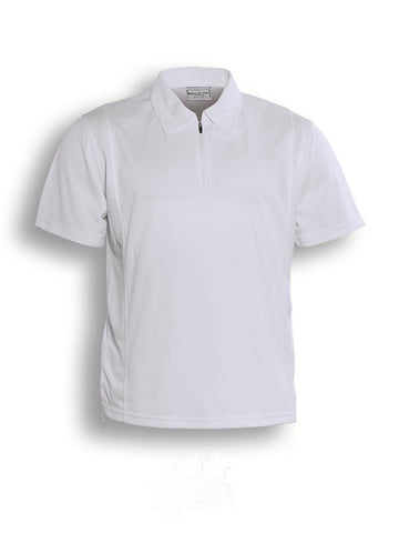 Unisex Adults Golf Polo in White